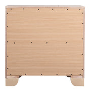 Glory Furniture Hollywood Hills Silver Champagne Nightstand