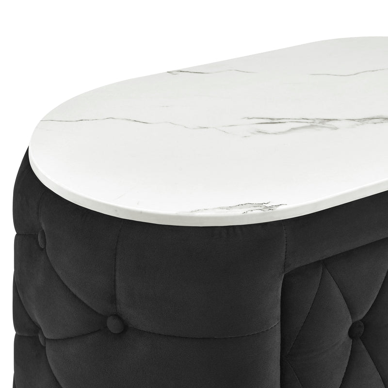 Crown Mark Natalia Grey Night Stand