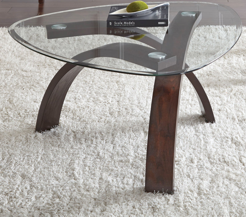 Steve Silver Pitman Merlot Cherry 3pc Occasional Set