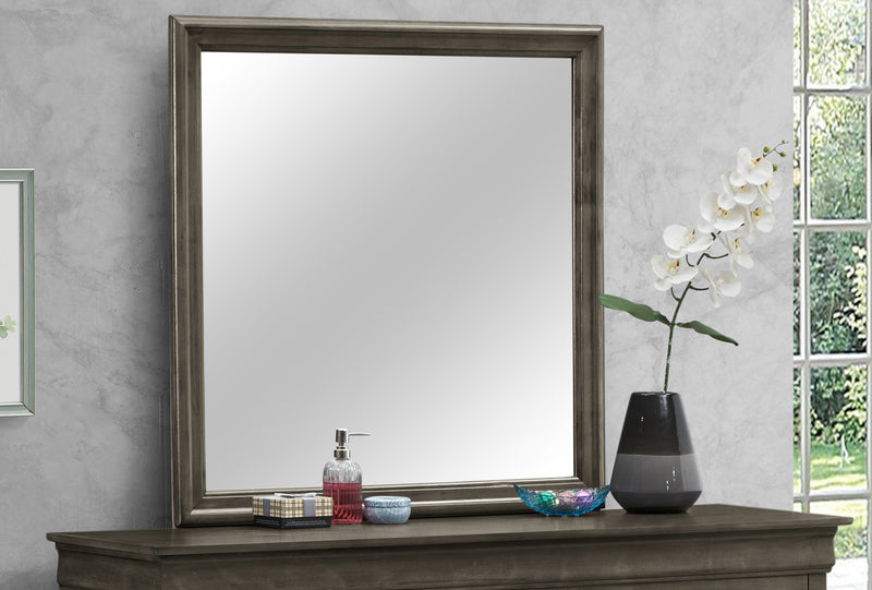Glory Furniture Louis Phillipe White Mirror