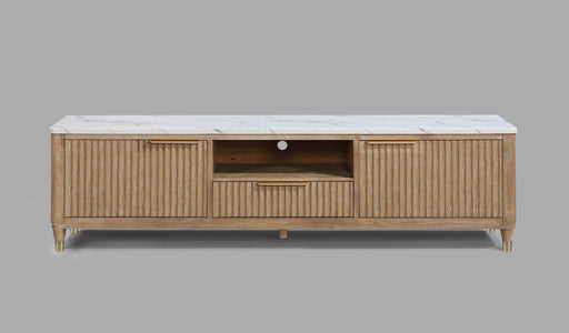 Crown Mark Kara Cerused Natural TV Stand