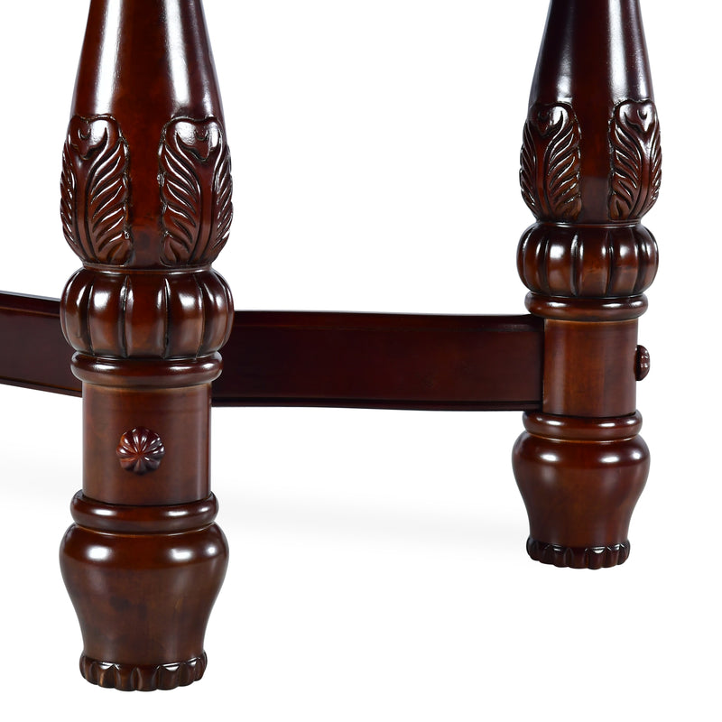 Steve Silver Antoinette Brown Cherry Ped Table