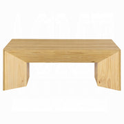 Acme Furniture Harold Natural Oak 3pc Coffee Table Set