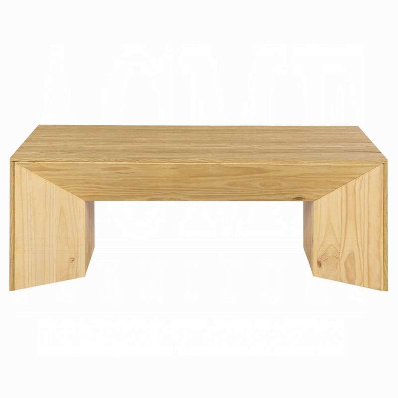 Acme Furniture Harold Natural Oak 3pc Coffee Table Set
