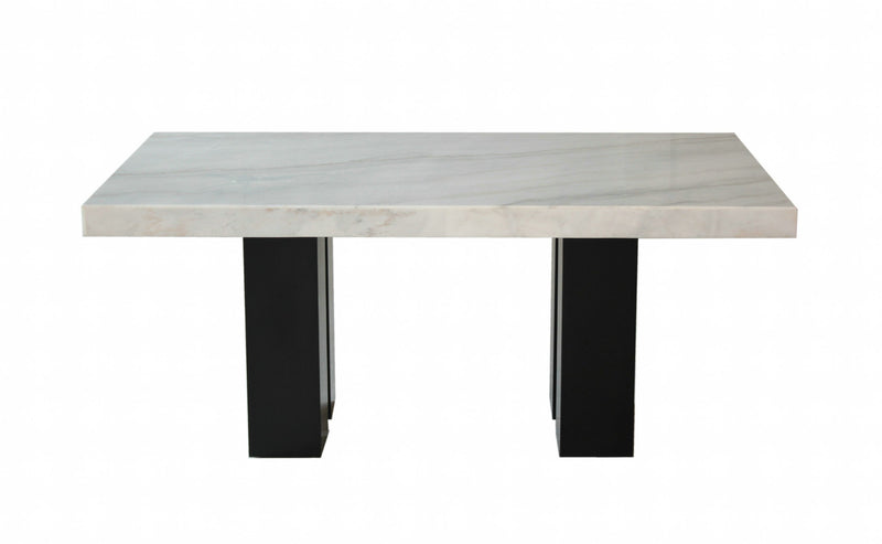Steve Silver Camila White Rectangle Dining Table