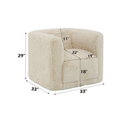 Acme Furniture Upendo Beige Sand Swivel Chair