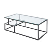 Home Elegance Elyria Black 3pc Coffee Table Set