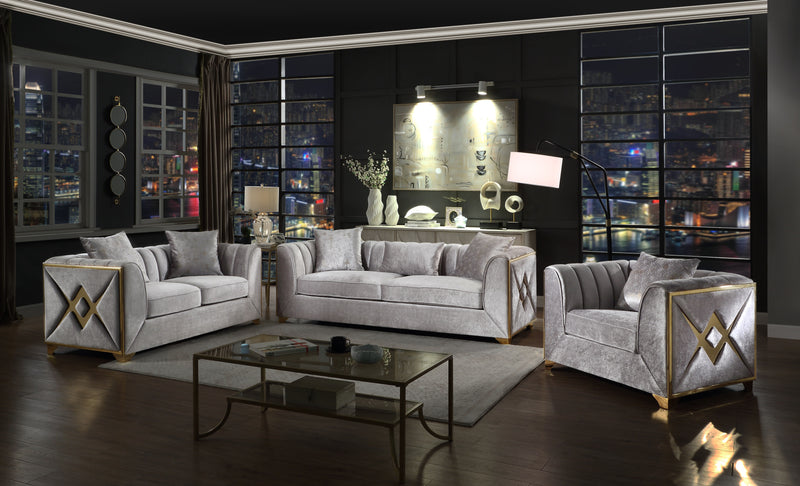 Galaxy Home Velencia Cream Loveseat