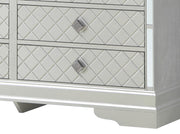 Glory Furniture Verona Sleek Silver Champagne Modern Dresser