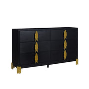 New Classic Furniture Empire Black Dresser And Mirror
