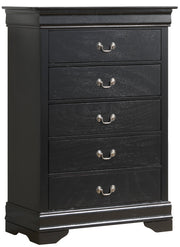 Glory Furniture Louis Phillipe Black Chest