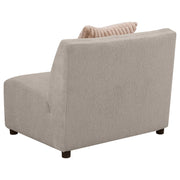 Coaster Furniture Fayette Greige Beige Armless Chair