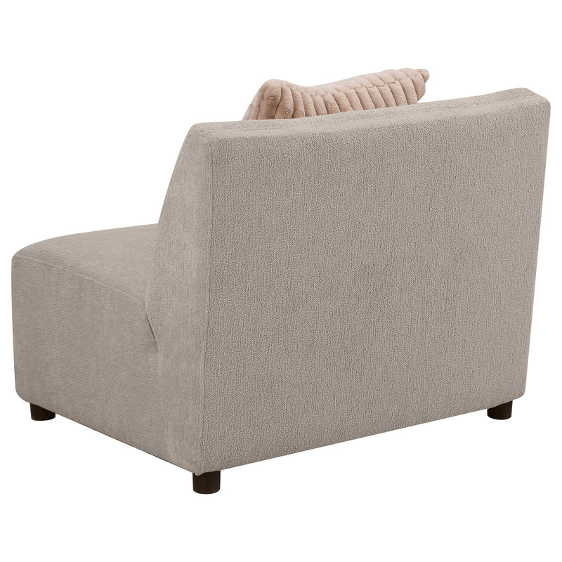 Coaster Furniture Fayette Greige Beige Armless Chair