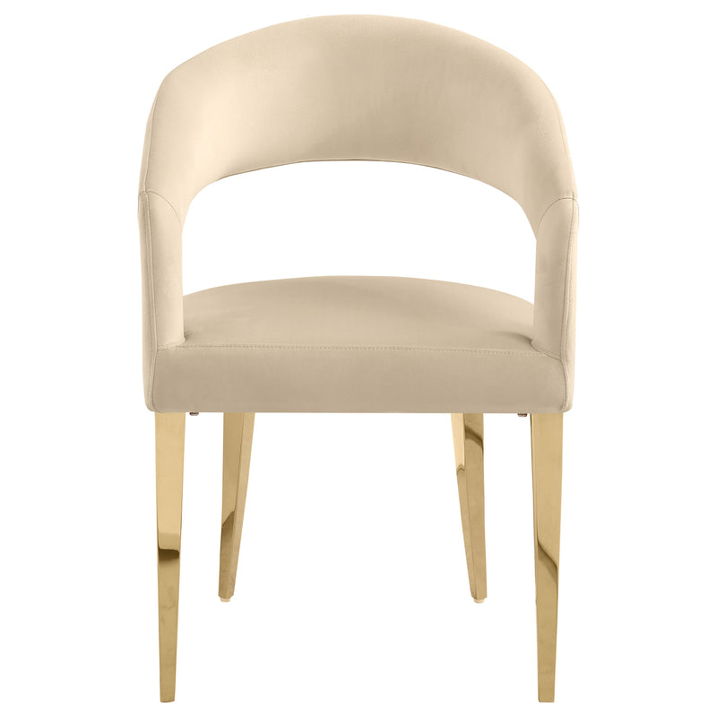 2 Coaster Furniture Galiano Beige Dining Arm Chair