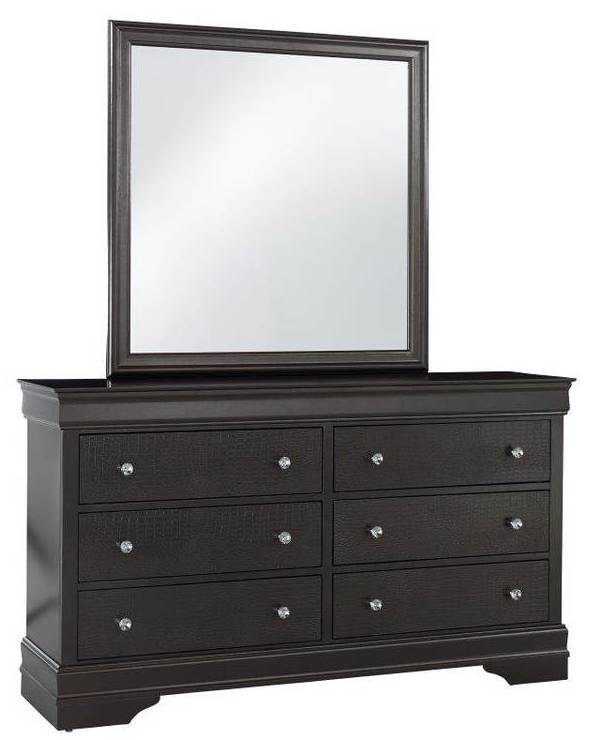 Global Furniture Pompei White Mirror