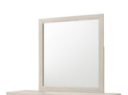 Crown Mark Atticus White Dresser and Mirror