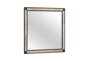Global Furniture Blake Black Gold Mirror