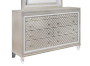 Global Furniture Paris Champagne Dresser with Jewelry Drawer