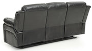 Glory Furniture Daria Black Reclining Sofa
