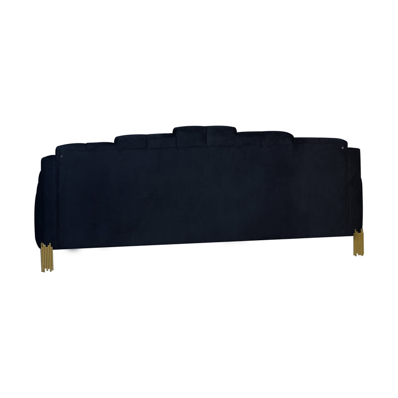 New Classic Furniture Empire Black Lighted Sofa