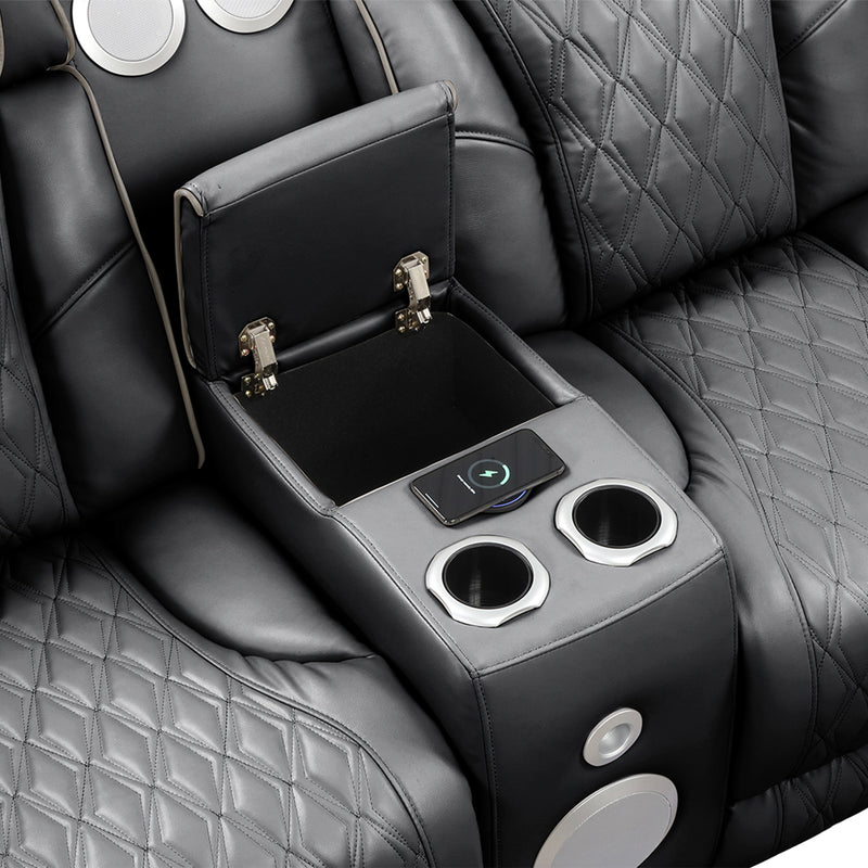 Galaxy Home Fortuner Gray Sectional