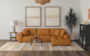 Coaster Furniture Camacho Amber Orange Sectional