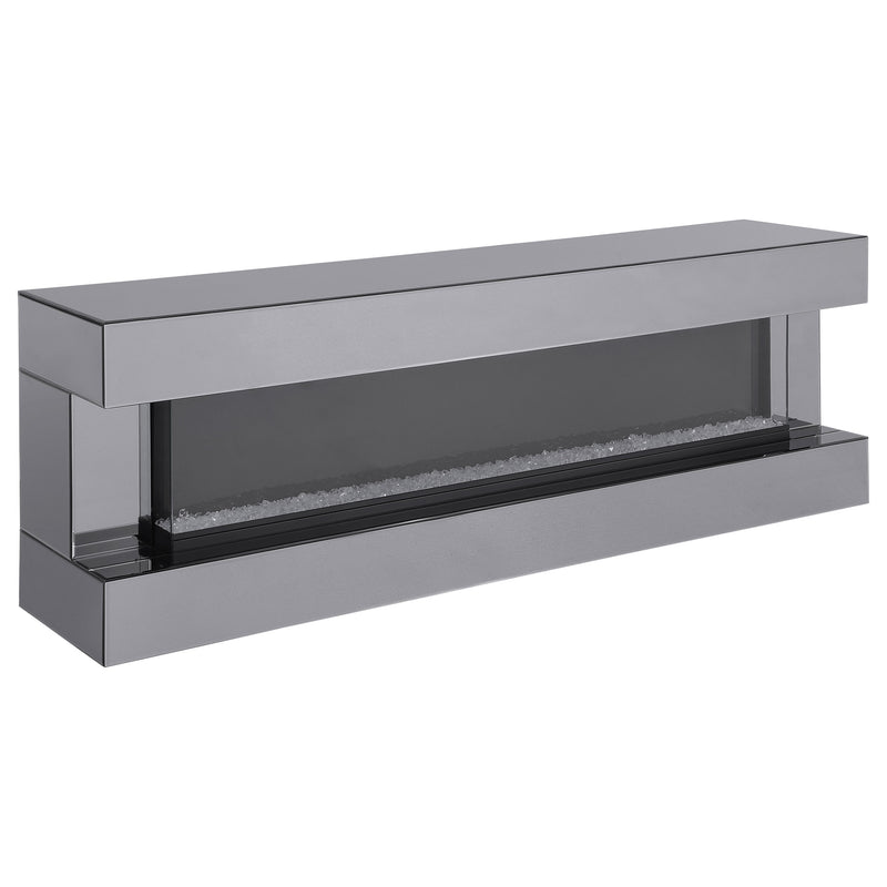 Coaster Furniture Vallerie Grey 71 Inch TV Stand with Flame Box