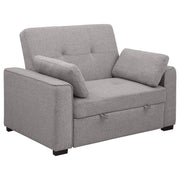Coaster Furniture Edith Grey Convertible Sleeper Sofa Bed