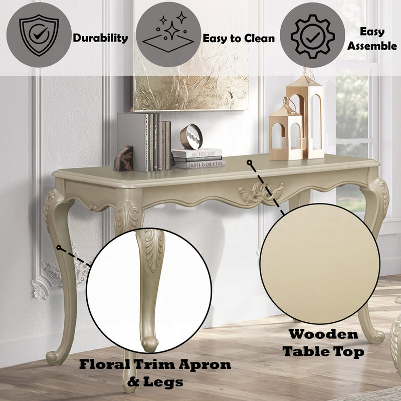 Acme Furniture Libertee Champagne Sofa Table