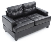 Glory Furniture Sandridge Black PU Loveseat