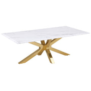Coaster Furniture Visalia Gold Coffee Table