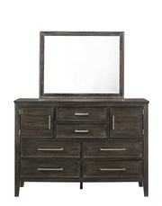 New Classic Furniture Andover White Dresser and Mirror
