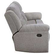 Coaster Furniture Gilson Grey Reclining Sofa