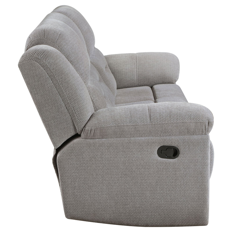 Coaster Furniture Gilson Grey Reclining Sofa