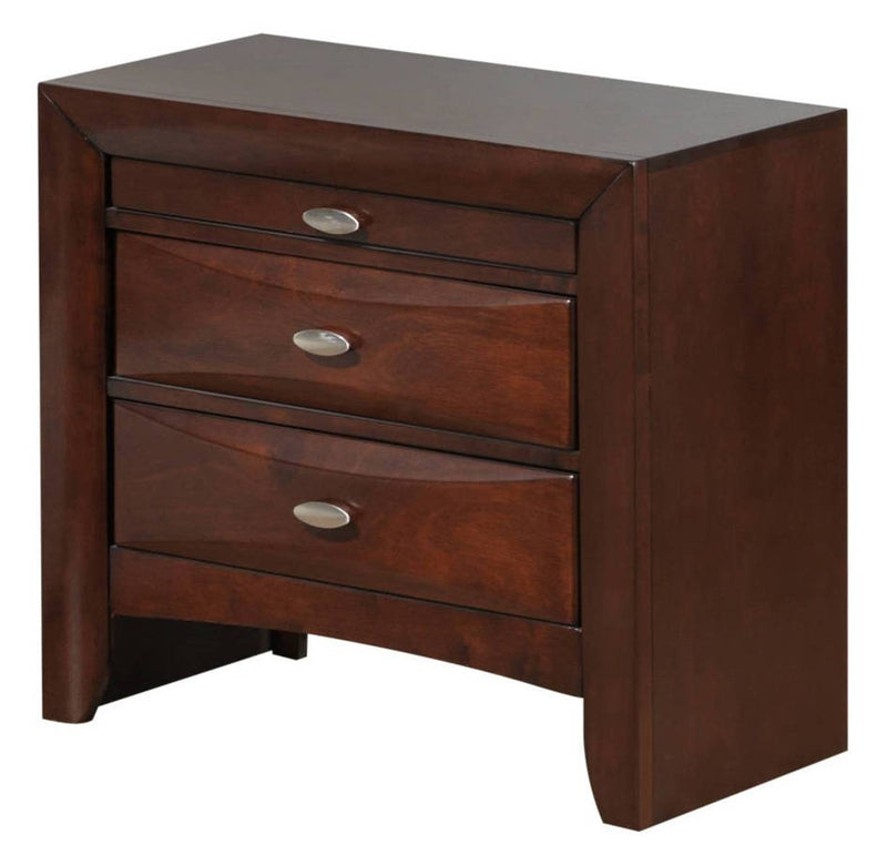 Global Furniture Linda Black Night Stand