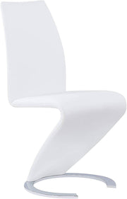 Global Furniture D9002 White Black 5pc Dining Room Set