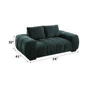 Acme Furniture Ferrand Green Loveseat