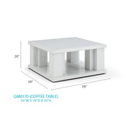 Glory Furniture White GM0170 Coffee Table