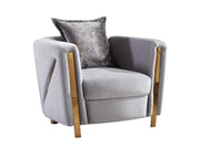 Galaxy Home Chanelle Gray Chair