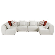 Home Elegance Franz Beige 6pc Modular Sectional