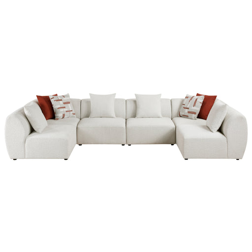 Home Elegance Franz Beige 6pc Modular Sectional