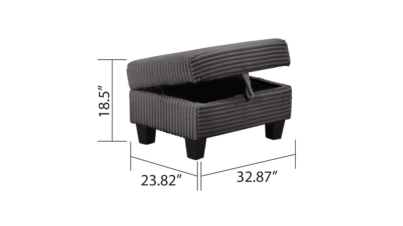 Galaxy Home Cozy Cream L Shaped Sectional