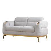 Galaxy Home Zoe Gray Loveseat