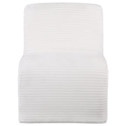 Coaster Furniture Drayton Ivory White Armless Accent Chair