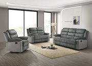 Acme Furniture Lesley Gray Motion Sofa
