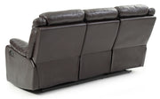 Glory Furniture Ward Black Faux Leather Double Reclining Sofa