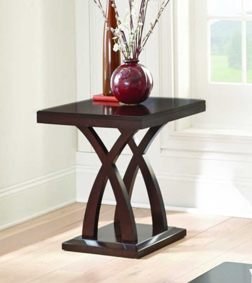 Steve Silver Jocelyn Espresso Cherry End Table
