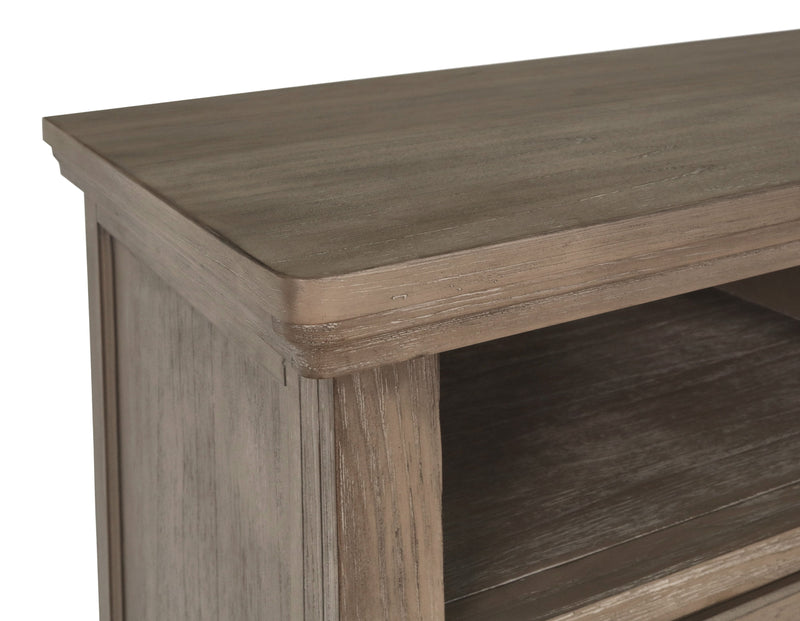 New Classic Furniture Allegra Gray Pewter Media Console