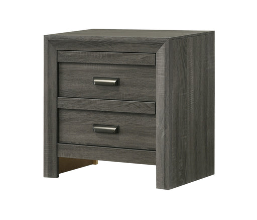 Crown Mark Valor Grey Night Stand