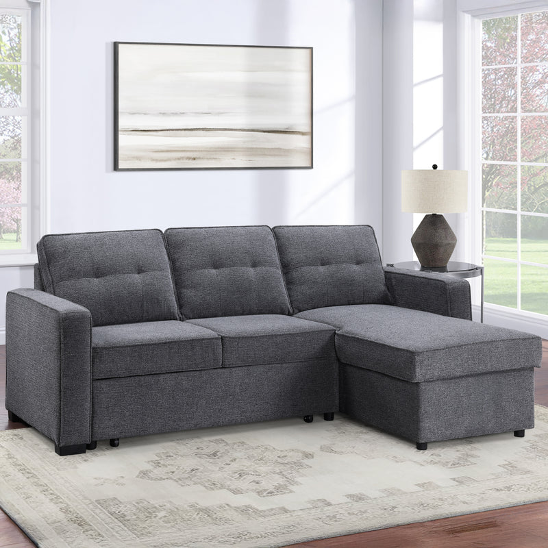Steve Silver Noah Gray Reversible Sectional